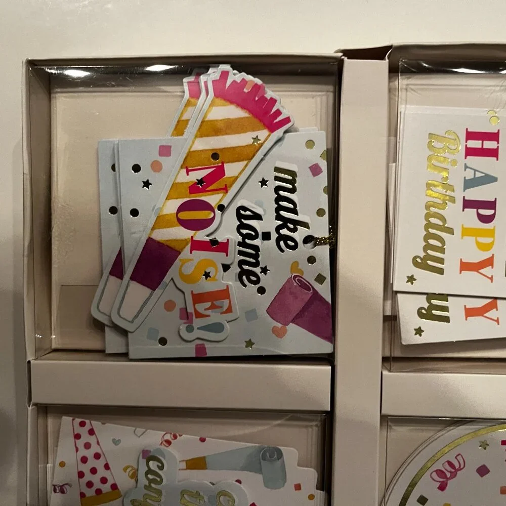 Gift Tags / Birthday Themed‎ (20 Cards / 4 Different Designs / new/gift wrap/x)